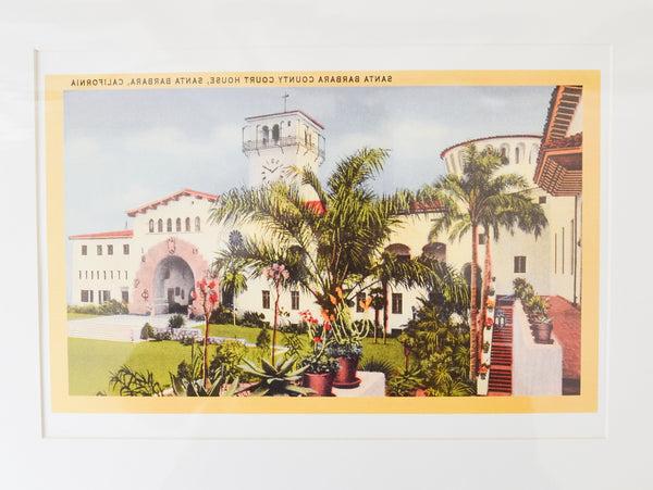 Beautiful Santa Barbara Courthouse Print Santa Barbara Prints - Found Image, The Santa Barbara Company
